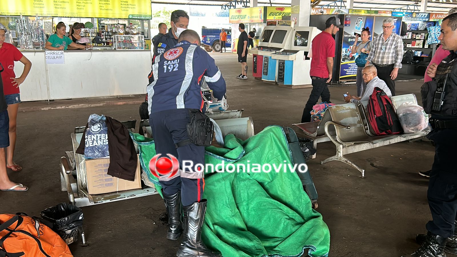 FULMINANTE:Venezuelano morre na rodoviária de Porto Velho