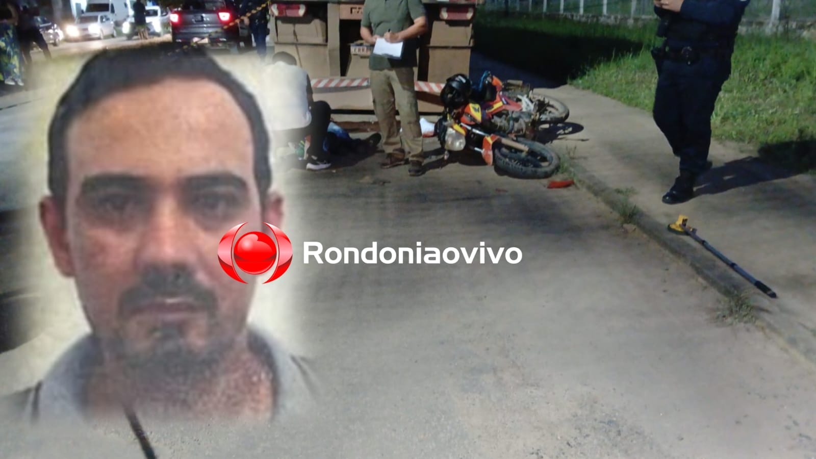 SEM CAPACETE:  Mototaxista morre após bater na traseira de carreta estacionada