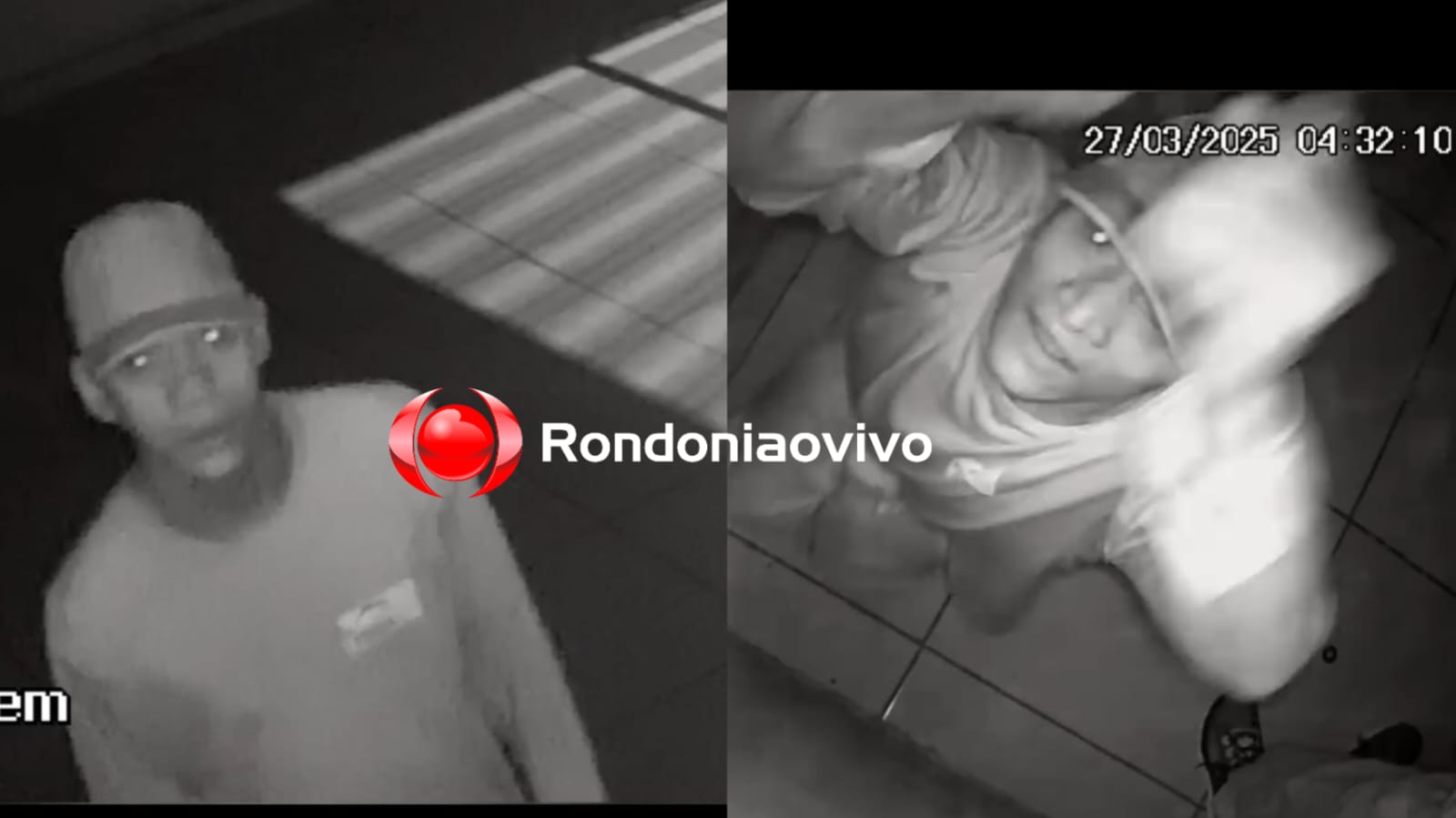VÍDEO: Ladrões vendam rosto de mulher durante roubo em residência na zona Norte 
