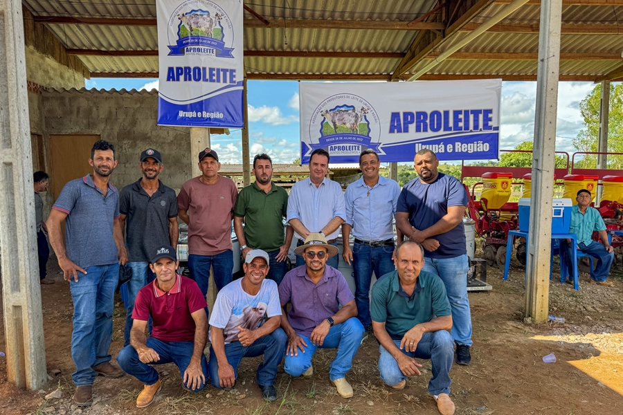 LUÍS DO HOSPITAL: Deputado garante entrega de 12 tanques de leite para produtores de Urupá