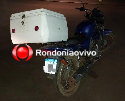 RASTREADA: Trabalhador tem moto roubada por dupla quando saía de casa