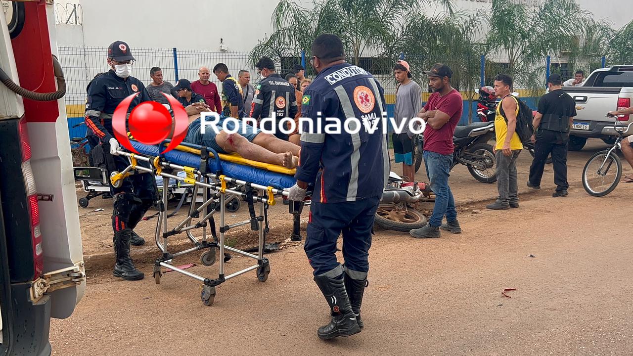URGENTE: Gravíssimo acidente  entre dois motociclistas na zona Leste