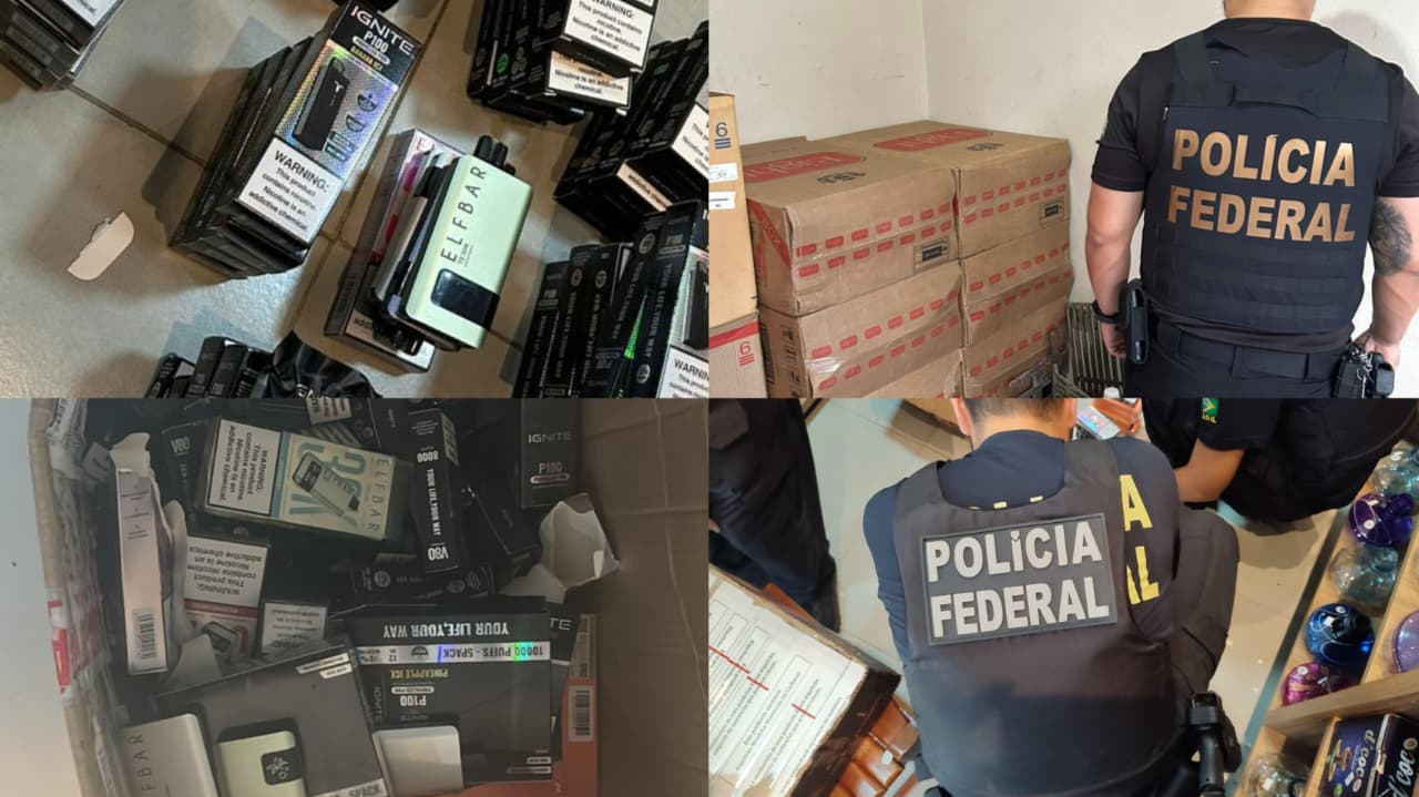OPERAÇÃO DISSIPAR:  Empresas são alvos da PF por contrabando de cigarros eletrônicos em RO