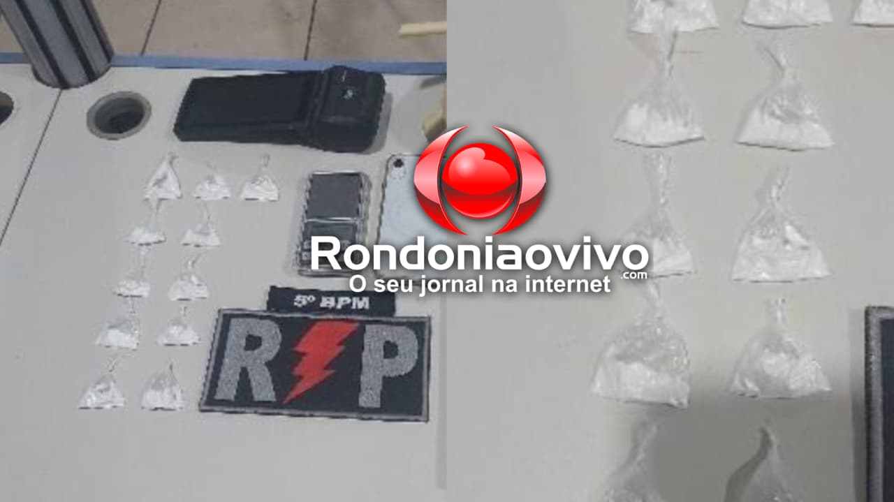 NO JK: Flagrado com cocaína no guarda-roupa, acusado de tráfico é preso pela PM