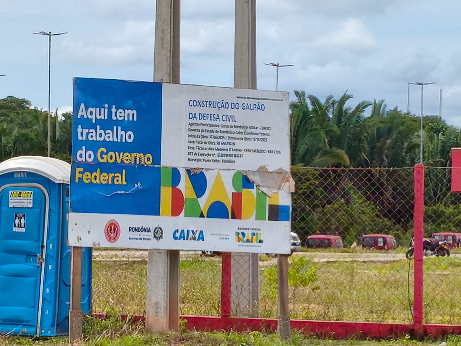 INVESTIMENTO: Defesa Civil terá novo galpão com recursos do governo federal em Porto Velho