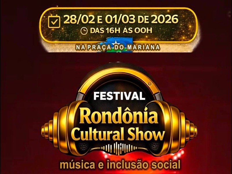 CULTURA: ‘Festival Rondônia Cultural Show’ acontece neste final de semana em Porto Velho 