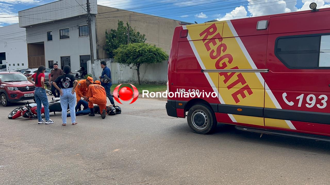 VÍDEO: Motociclista sofre ferimentos após ser fechado por carro de aplicativo