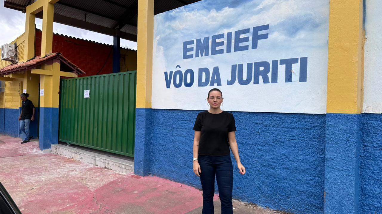 SOFIA ANDRADE: Vereadora fiscaliza Escola Vôo da Juriti e cobra solução para retorno das aulas