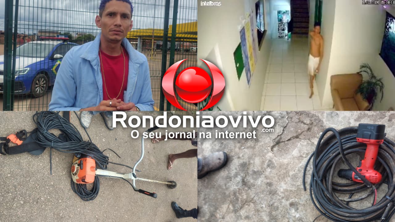 VÍDEO: Ladrão é preso após furto em organização humanitária na capital