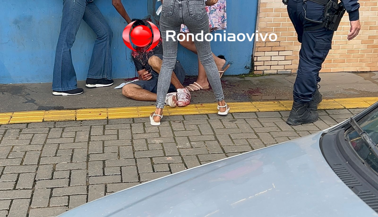 URGENTE: Homem é atacado no pescoço na 7 de Setembro