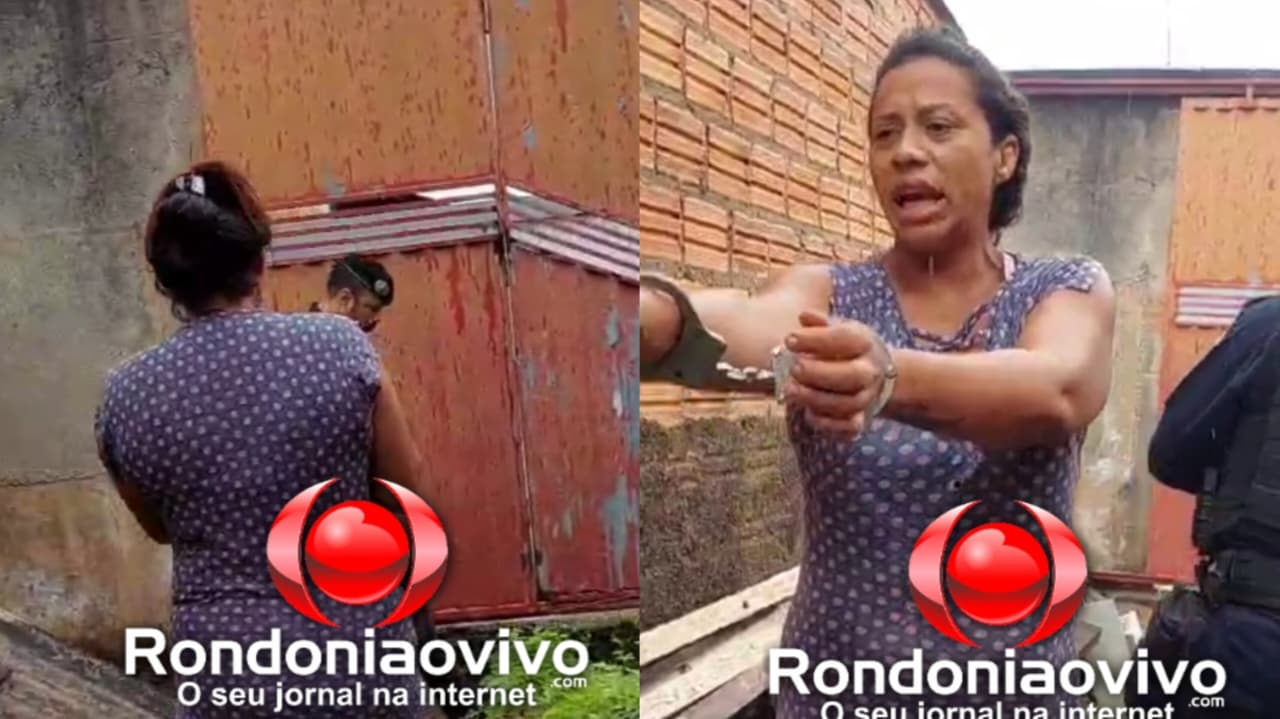 VÍDEO: Equipe do sargento Machado prende mulher foragida com sete anos de condenação