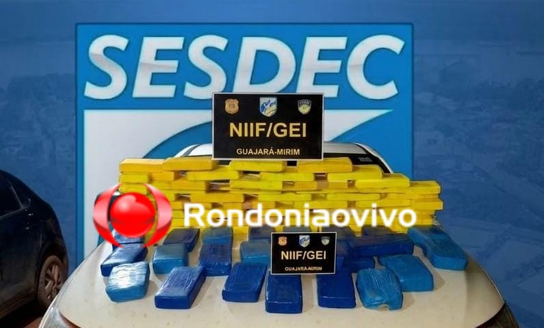 APÓS PERSEGUIÇÃO: Núcleo de Inteligência da SESDEC apreende grande carregamento de cocaína   