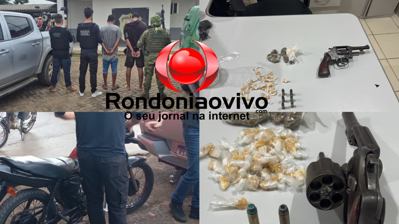 VULGO 'NEYMAR': Liderança do CV é preso com arma, droga e moto adulterada