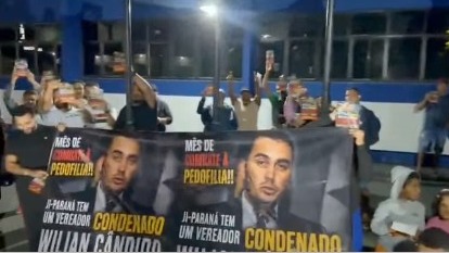 CÂMARA PROTEGE: População pede a cassação de vereador condenado por pedofilia em Ji-Paraná 