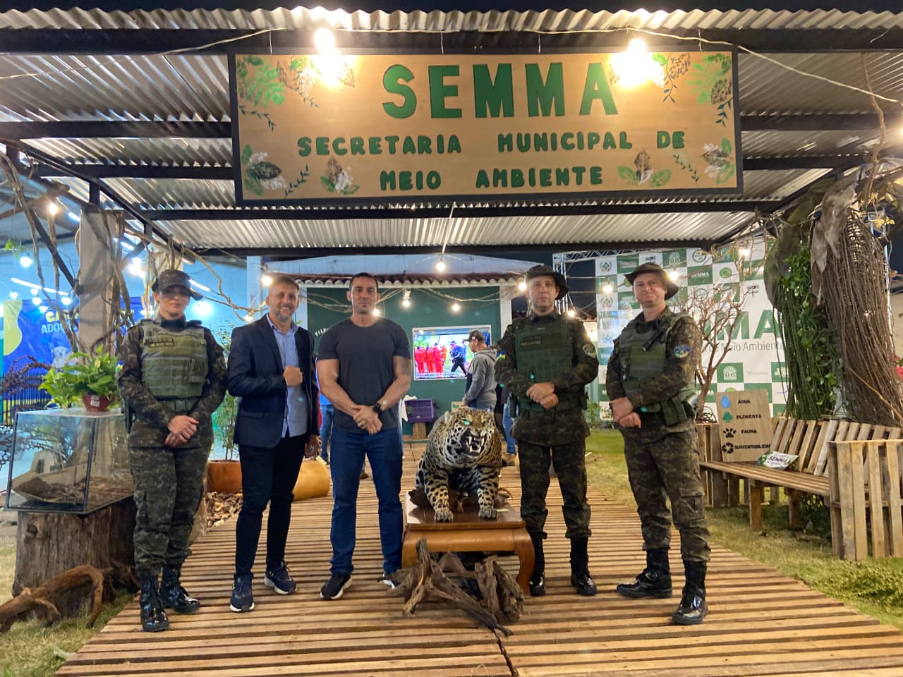 EXPOVILHENA 2026: BPA e SEMA levaram educação ambiental e adoção responsável à evento