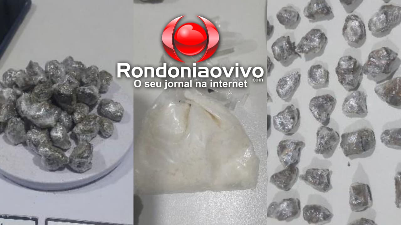 CAIU: Acusado de onda de furtos é preso com várias porções de drogas