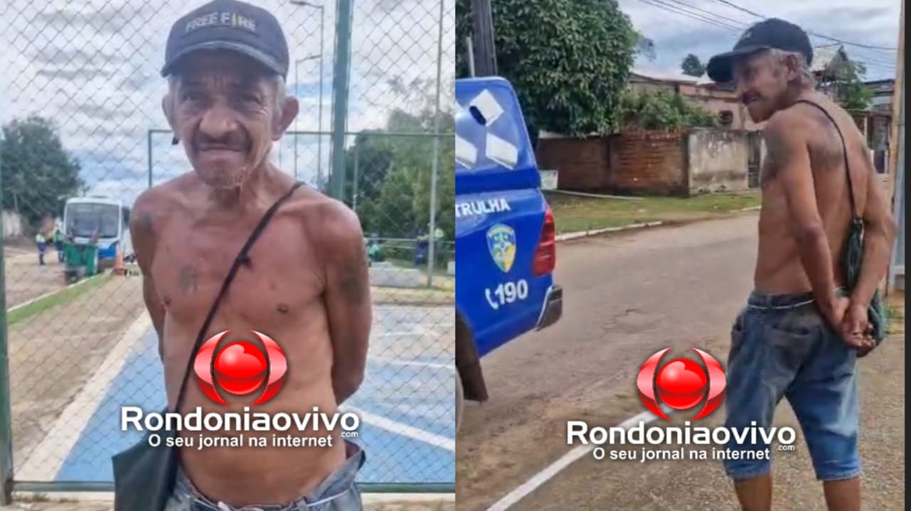SEM ALGEMAS: Foragido mostra boa atitude na hora de voltar à cadeia