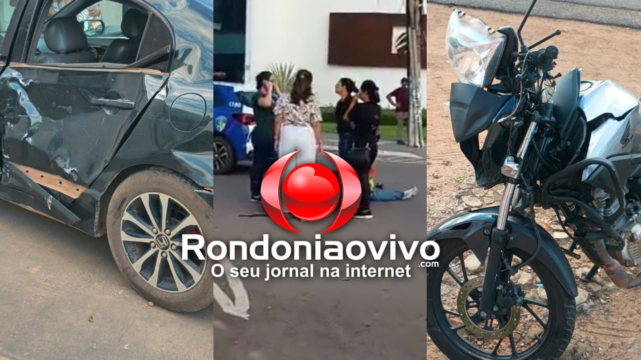 NA 7 DE SETEMBRO: Motoboy quebra o braço após motorista de carro avançar preferencial