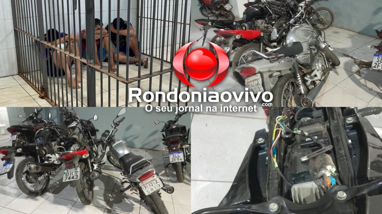 NO COHAB: PM prende criminosos em desmanche de motocicletas roubadas
