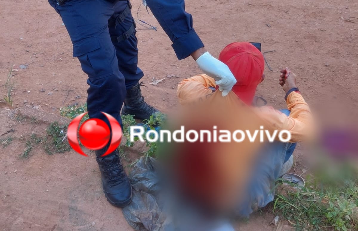 VEJA VÍDEO: Homem sofre tentativa de homicídio cometida pelo enteado