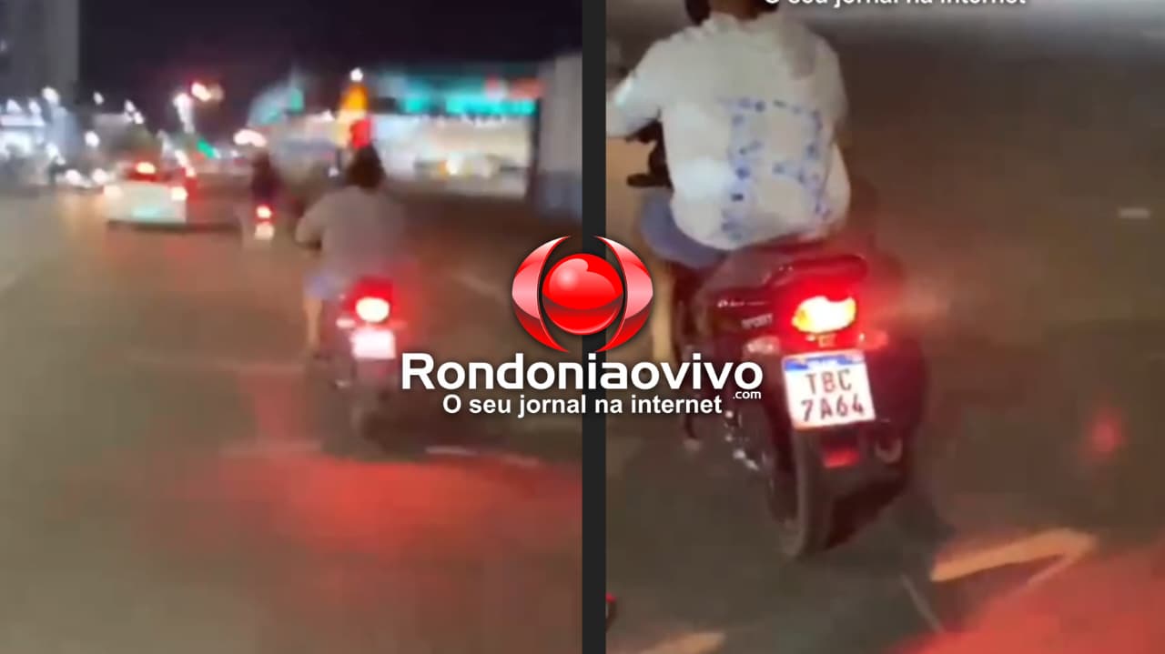 VÍDEO: Trabalhador é assaltado e casal persegue ladrão e grava placa de moto