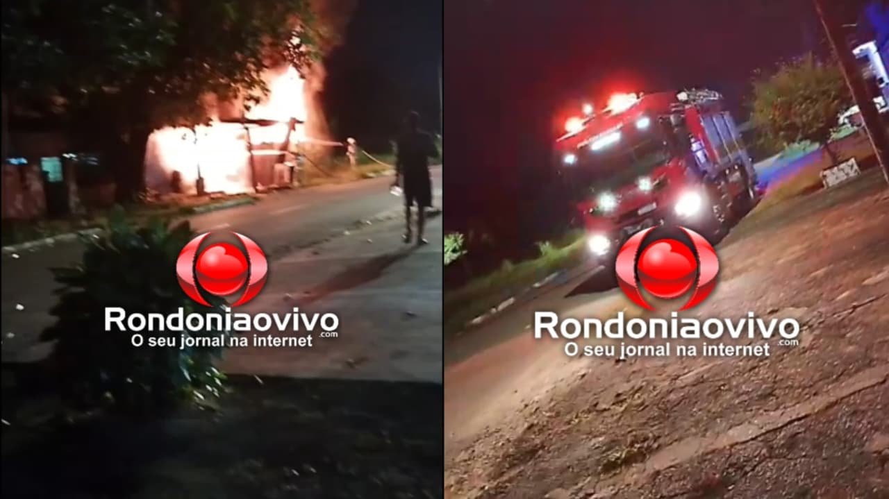 VÍDEO: Residência é completamente destruída por incêndio no Centro