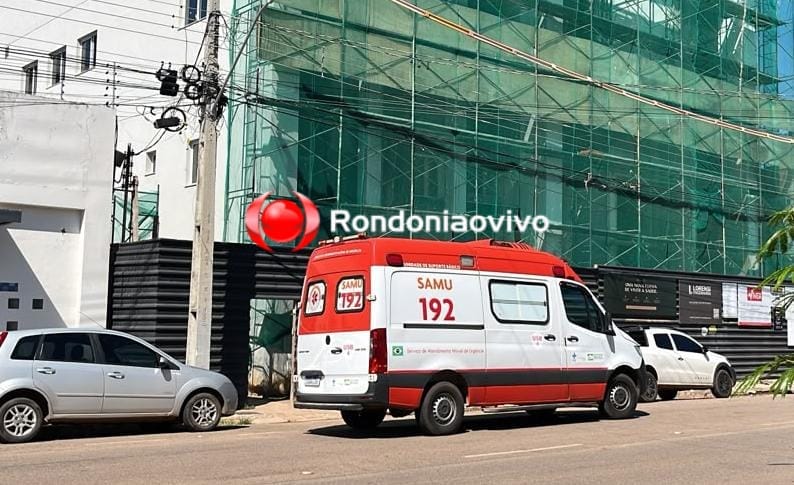 URGENTE: Trabalhador sofre descarga elétrica e cai de prédio no Centro ​