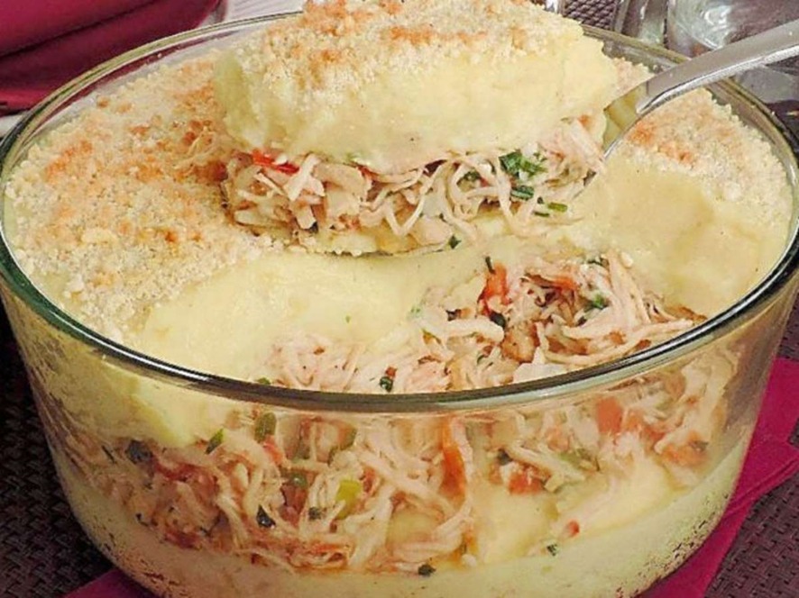 BATATA-DOCE E FRANGO: Faça esse escondidinho e me convide para o almoço  