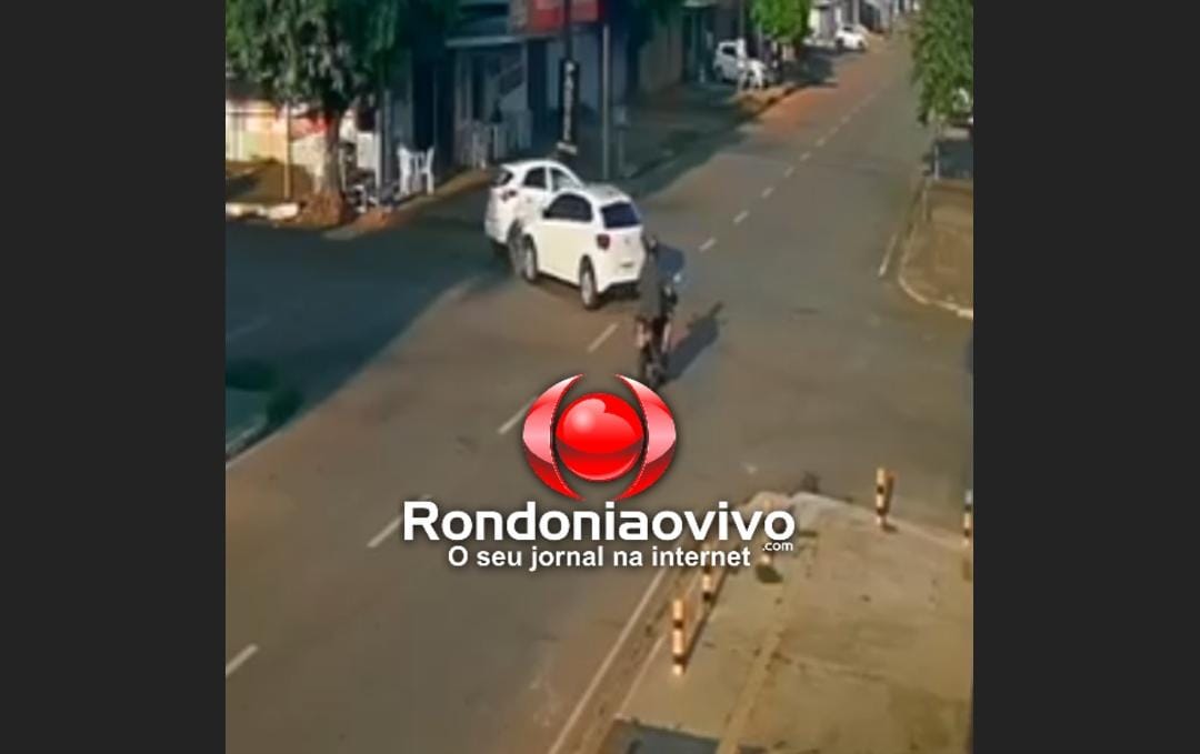 OUTRO ÂNGULO: Carro quase atropela funcionário de lanchonete