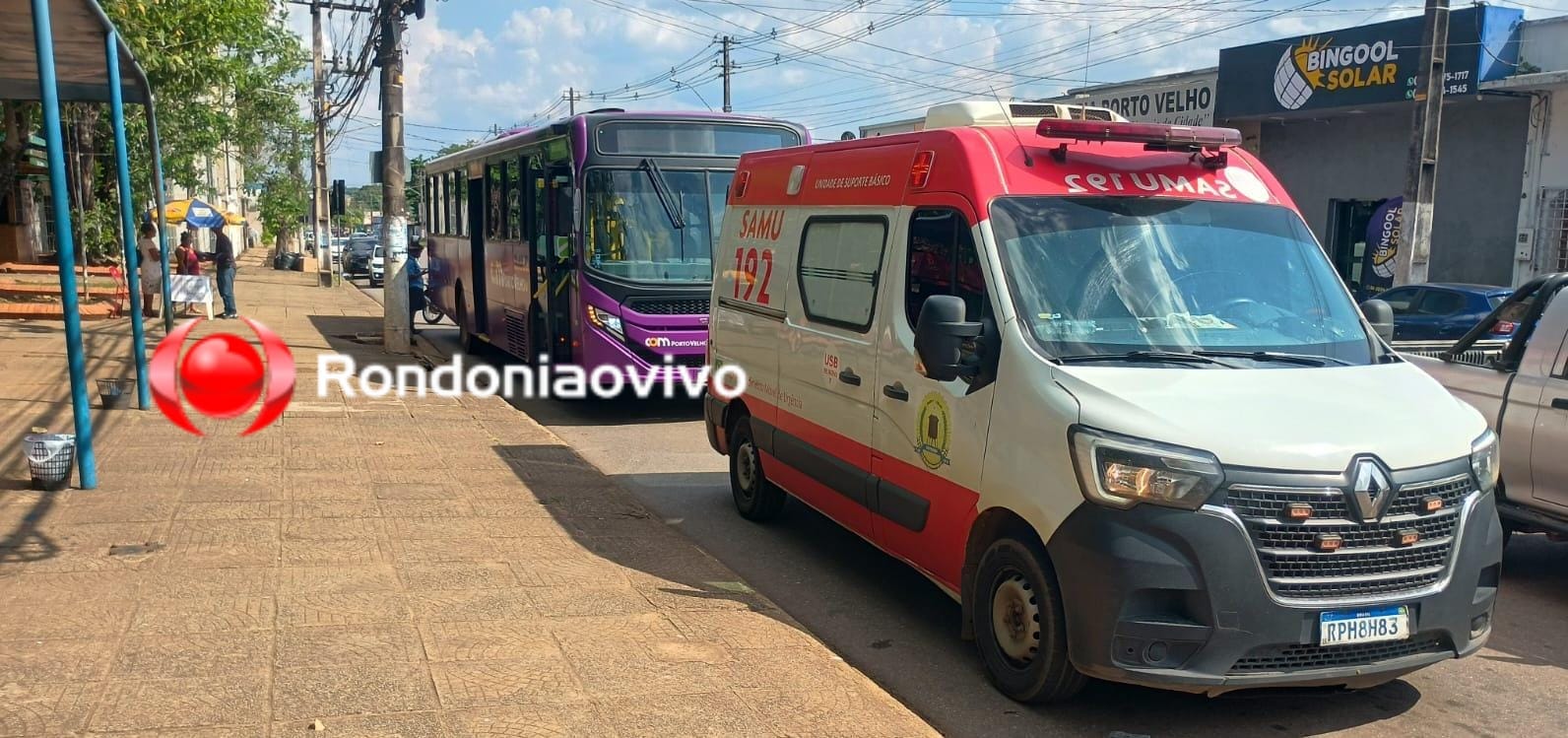 VÍDEO: Idosa de 86 anos fica ferida após cair ao ter porta de ônibus fechada