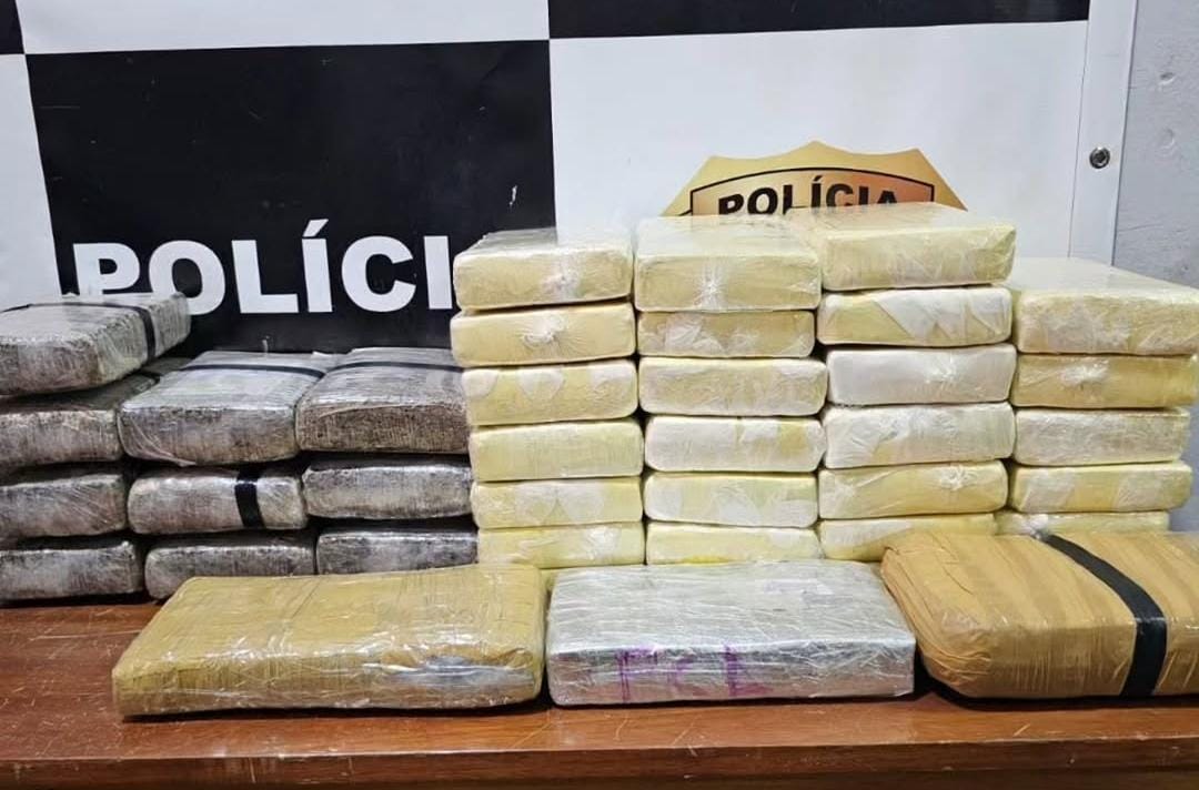 ROTA CLANDESTINA: PC apreende 40 quilos de drogas que iam de RO para o Rio Grande do Norte