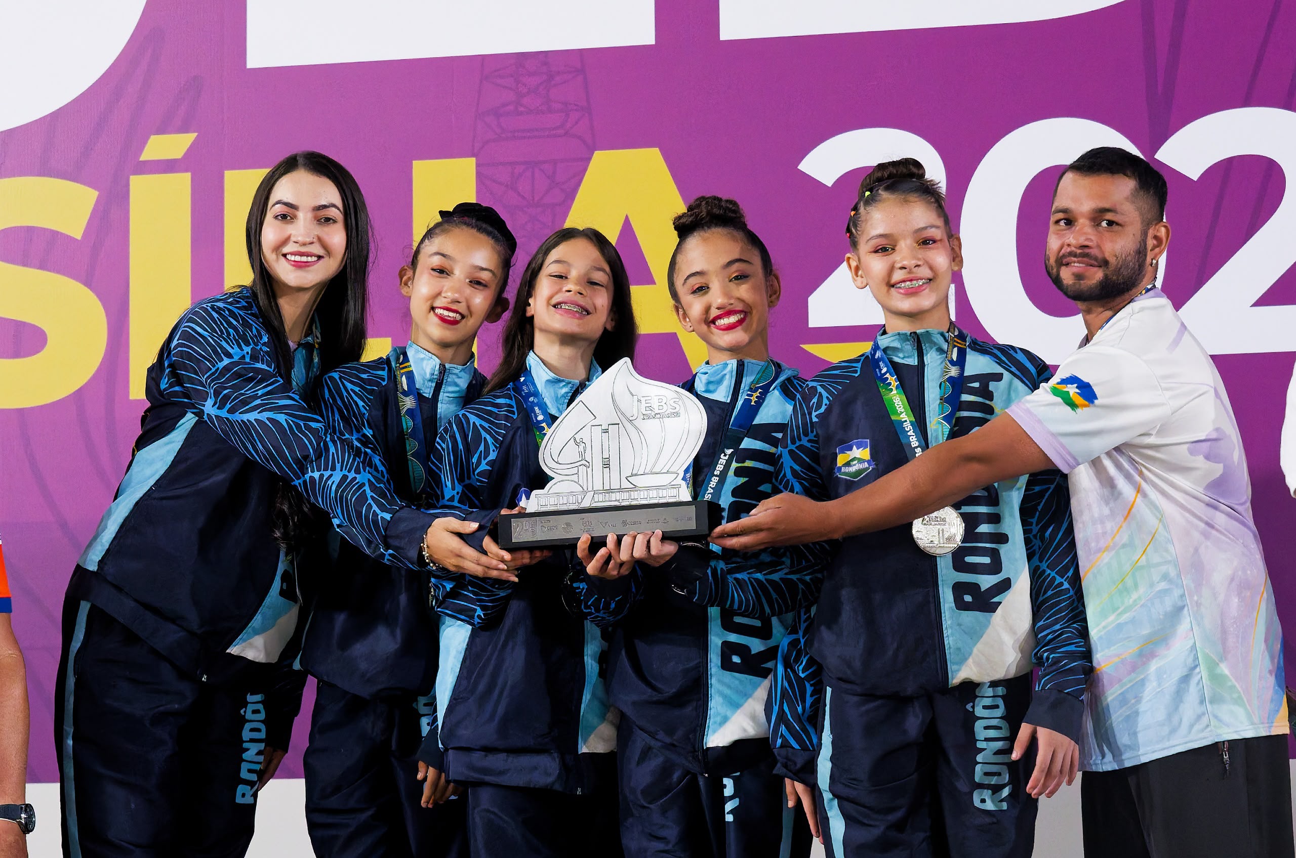 JEBS: Ginastas de Rondônia conquistam três medalhas em Brasília