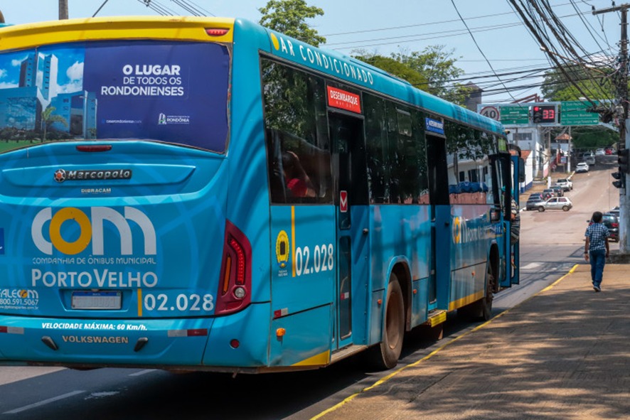 SEM CUSTO: Transporte público será gratuito em Porto Velho nos dois turnos