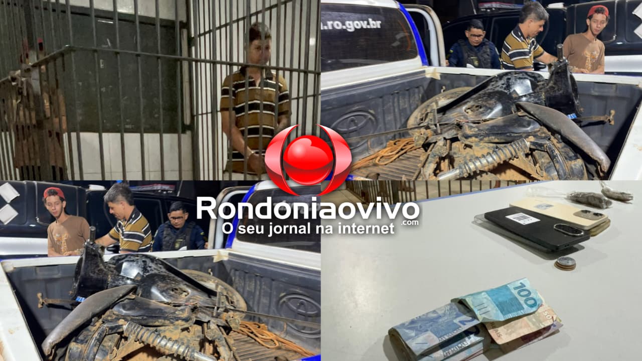 APÓS PERSEGUIÇÃO: Acusado de incendiar ônibus e comparsa são preso com drogas
