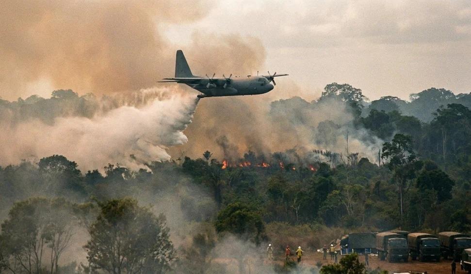 QUEIMADAS: Oito suspeitos são identificados por incêndios no Amazonas; fumaça chega a RO