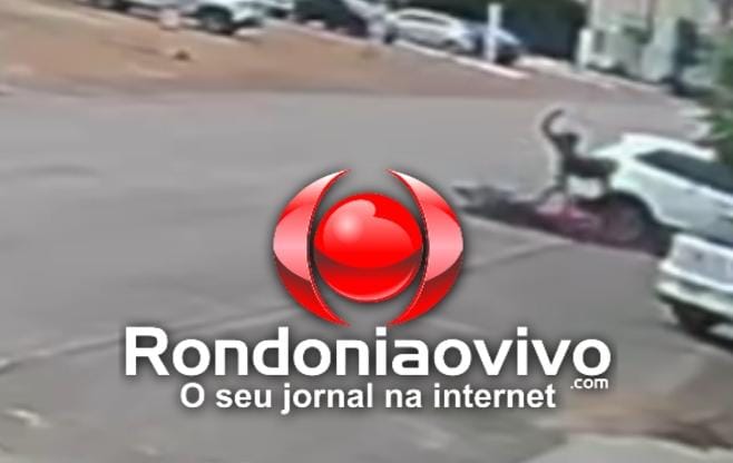 NA MÉXICO: Vídeo registra acidente que deixou motoboy ferido