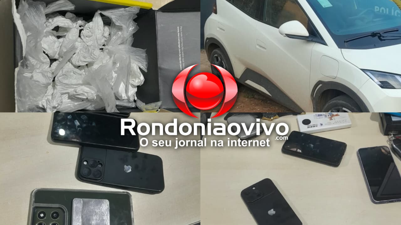ESTRADA DO JAPONÊS: Acusados de tráfico de drogas em carro elétrico são presos pela PM