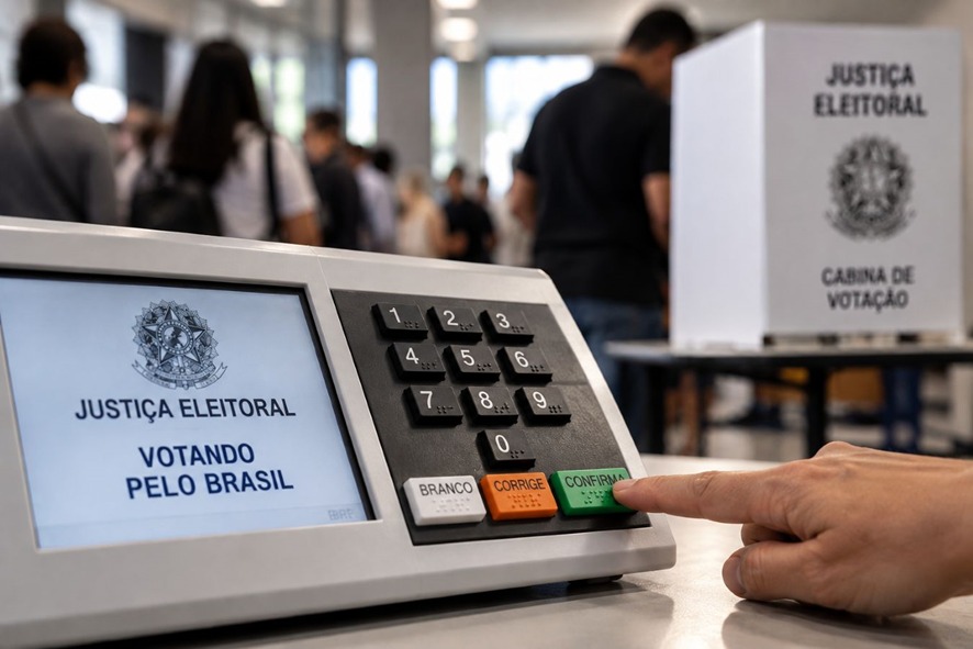 COMO SE IDENTIFICAR?: Você pode utilizar o Título de Eleitor padrão ou o aplicativo e-Título 