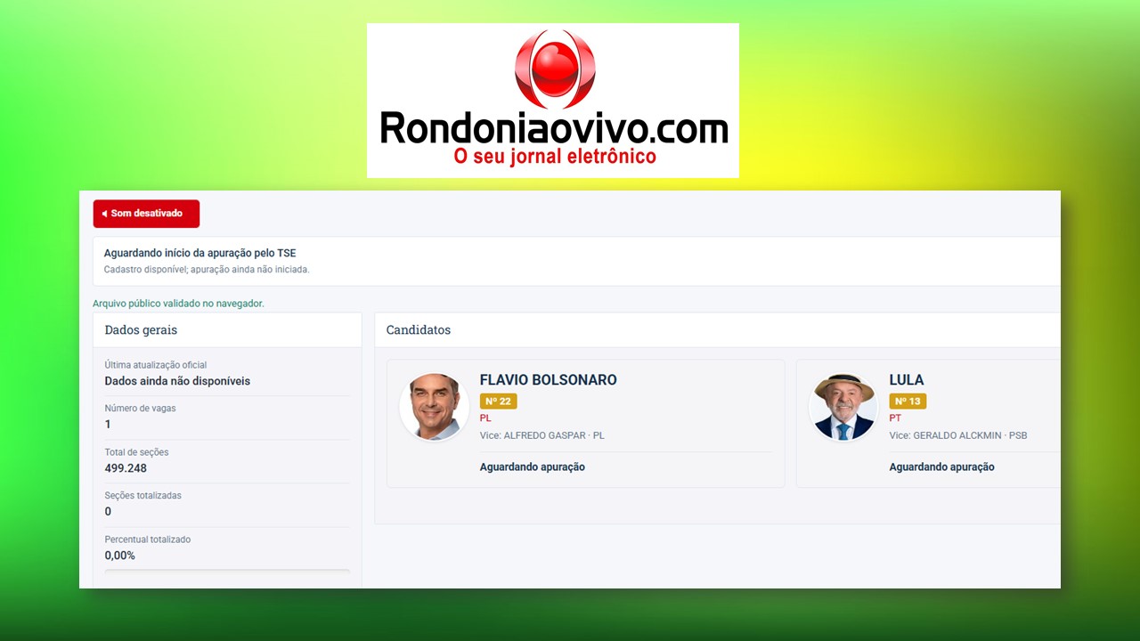 RESULTADO: Apuração das Eleições 2026 começa às 16h; Acompanhar o resultado aqui