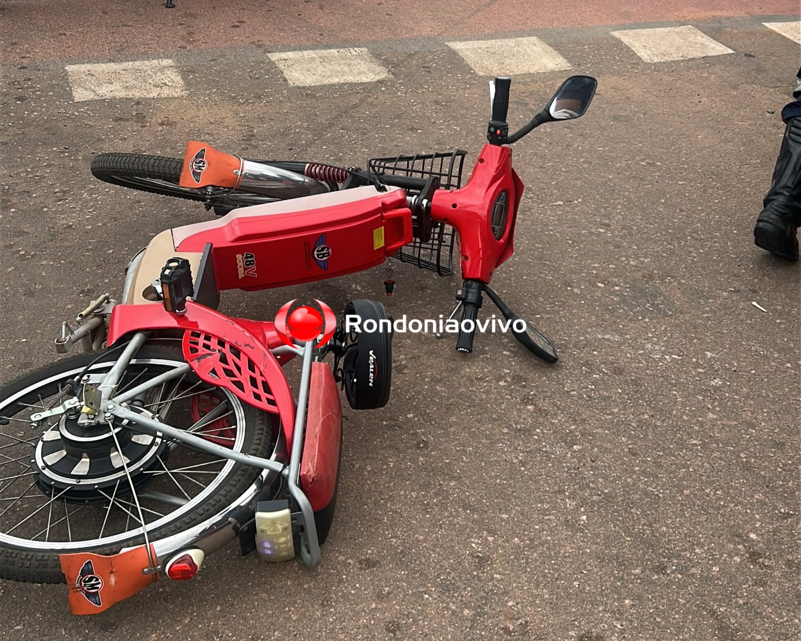 ASSISTA: Outro acidente com bicicleta elétrica é registrado na  Raimundo Cantuária 