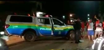 DEPREDADO: Taxista tem carro destruído por populares após grave acidente com três vítimas