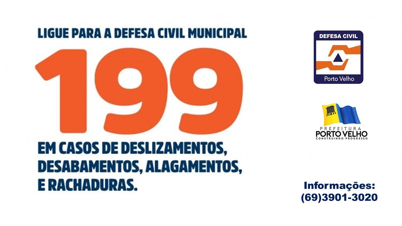 PORTO VELHO: Defesa Civil divulga número de telefone para vistoria de prédios em situação de risco