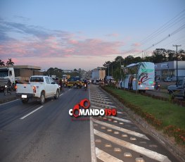 Motociclista morre após se envolver em acidente na BR 364 