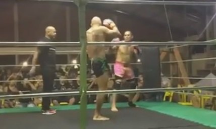 Braçal leva chute na região genital, lutador foi nocauteado no 2º Round