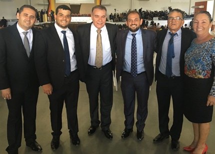  Laerte Gomes participa de posse e reafirma apoio a gestores

