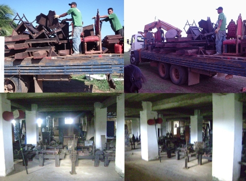 Peças do acervo do museu da EFMM se deterioram em depósito da Marinha após serem transportadas de forma irregular - Confira vídeo e fotos