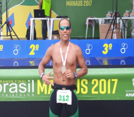 Agente penitenciário de RO participa da Final Copa Brasil Sprint Print Triathlon 2017