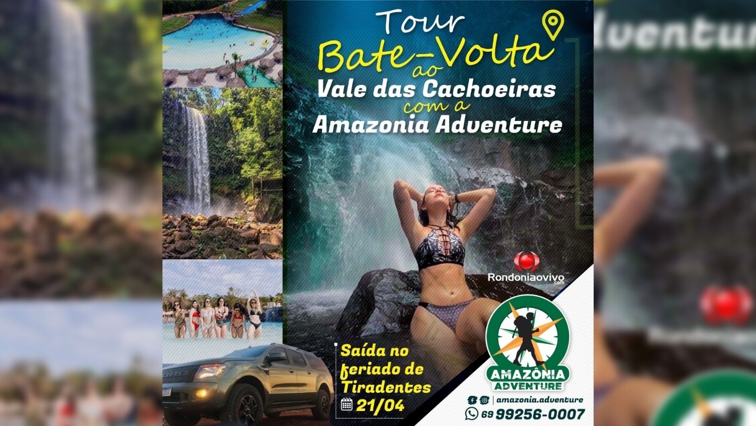 TURISMO: Amazônia Adventure faz tour para Vale das Cachoeiras 