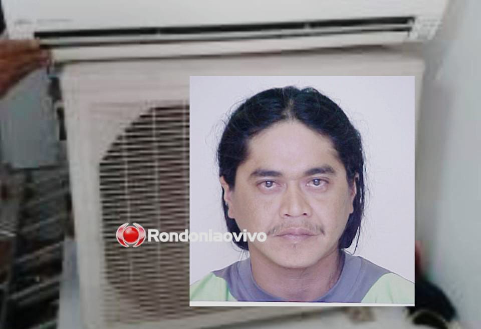 OUSADO: Vigilante flagra criminoso furtando central de ar condicionado em escola