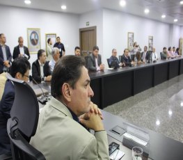 Presidente da Fecomercio conhece projetos dos empresários coreanos